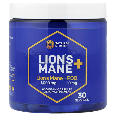 Lion's Mane With PQQ, 60 вегетарианских капсул