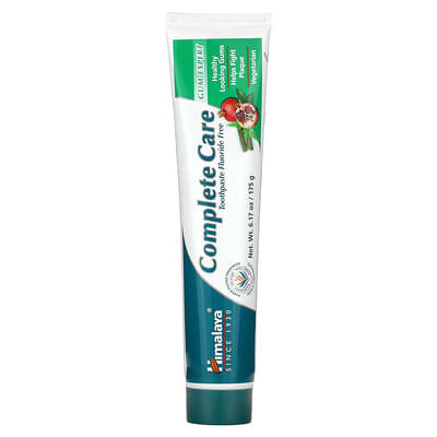Complete Care Toothpaste, Fluoride Free, Neem & Pomegranate, 6.17 oz (175 g)