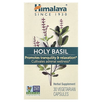 Holy Basil, 30 Vegetarian Capsules