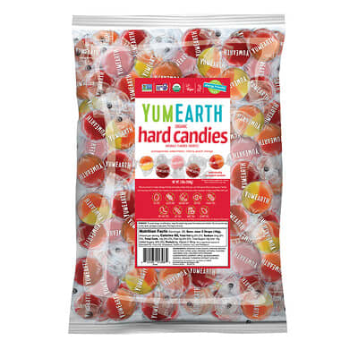 Органические твердые леденцы, ассорти, 3.5 lbs (1,588 g)