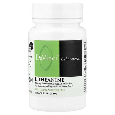 L-Theanine, 200 mg, 60 капсул