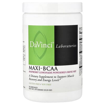 Maxi-BCAA, порошковый напиток, малиновый лимонад, 13.23 oz (375 g)
