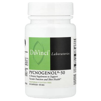 DaVinci Laboratories Pycnogenol®-50, 50 mg, 30 капсул