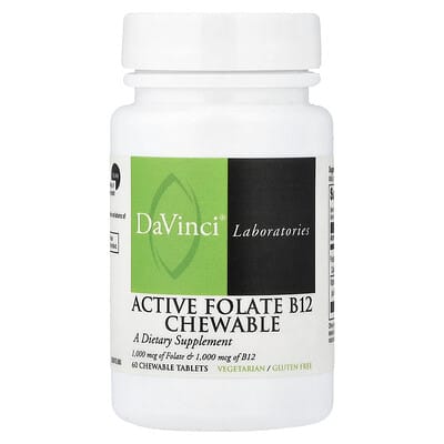 Active Folate B12 Chewable, 60 Chewable Tablets