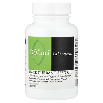 Black Currant Seed Oil, 90 Softgels (500 mg per Softgel)