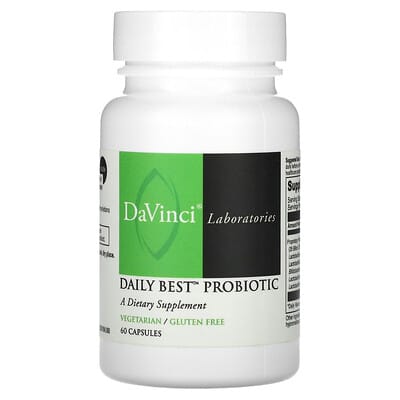 DaVinci Laboratories Daily Best Пробиотик, 25 Billion CFU, 60 капсул