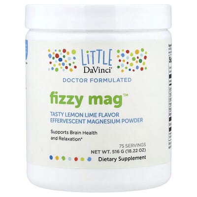 Fizzy Mag™, Effervescent Magnesium Powder, Lemon Lime, 18.22 oz (516 g)