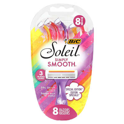 Soleil® Simply Smooth™, Disposable Razors, 8 Razors