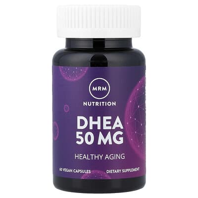 DHEA, 50 mg, 60 веганских капсул