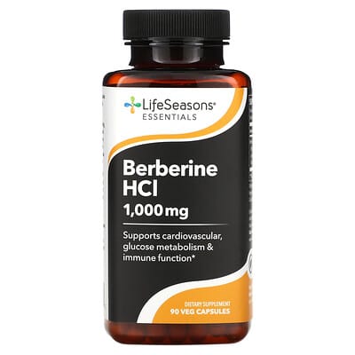 Берберин HCl, 90 Veg Capsules (333 mg per Capsule)