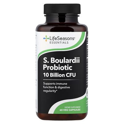 S. Boulardii пробиотик, 60 вегетарианских капсул (250 mg на капсулу)