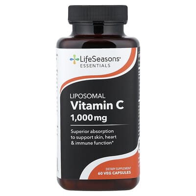 Liposomal Vitamin C, 60 Veg Capsules (500 mg per Capsule)