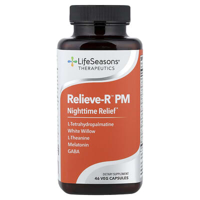 LifeSeasons Relieve-R™ PM, 46 вегетарианских капсул