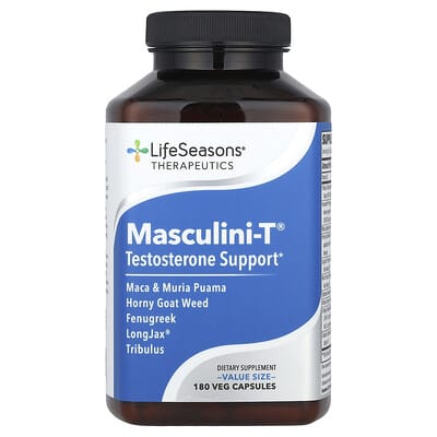 LifeSeasons Masculini-T® поддержка тестостерона, 180 вегетарианских капсул