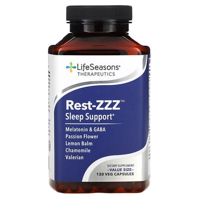 Rest-ZZZ, поддержка сна, 120 вегетарианских капсул