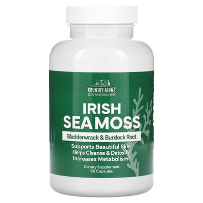 Country Farms Irish Sea Moss, 90 капсул