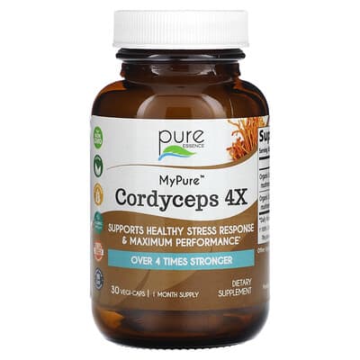 MyPure, Cordyceps 4X, 30 капсул