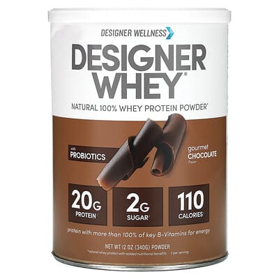 Designer Whey протеиновый порошок Gourmet Chocolate 12 oz (340 g)