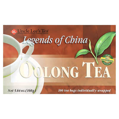 Oolong Tea, 100 Tea Bags, 5.64 oz (160 g)
