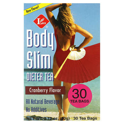 Чай для похудения Body Slim Dieter, Клюква, 30 чайных пакетиков, 2.12 oz (60 g)