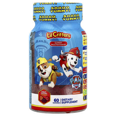 Paw Patrol™ Gummy Multivitamin, Fruit, 60 Gummies