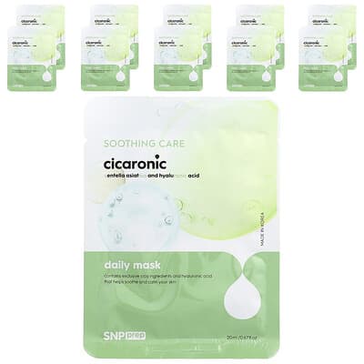 Тканевая маска для лица SNP Daily Beauty Mask Cicaronic 10 шт