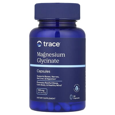 Магний глицинат Trace, 90 Capsules