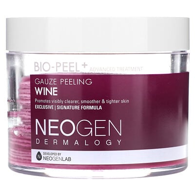 Dermalogy Bio-Peel Gauze Peeling Wine, 30 дисков, 6.76 fl oz (200 ml)