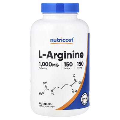 L-Arginine, 1,000 mg, 150 таблеток