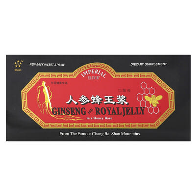 Ginseng and Royal Jelly, 30 Bottles, 0.34 fl oz (10 ml) Each