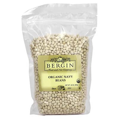 Органическая фасоль Navy, 20 oz (568 g)