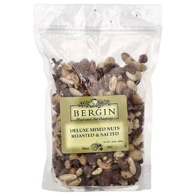 Deluxe Mixed Nuts, Roasted & Salted, 16 oz (454 g)