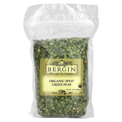 Organic Split Green Peas, 21 oz (596 g)