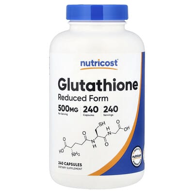 Glutathione, 500 mg, 240 капсул