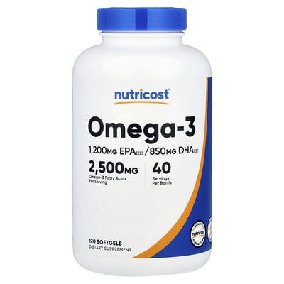 Omega-3, 120 мягких капсул