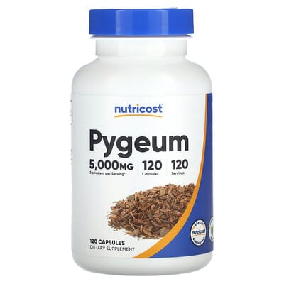 Pygeum, 120 Capsules (500 mg per Capsule)