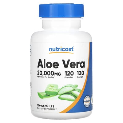 Алоэ вера, 120 капсул (100 mg на капсулу)