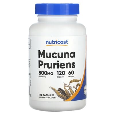 Mucuna Pruriens, 120 капсул (400 mg на капсулу)