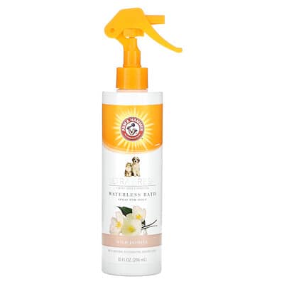 Arm & Hammer спрей для сухого мытья собак, Wild Jasmine, 10 fl oz (296 ml)
