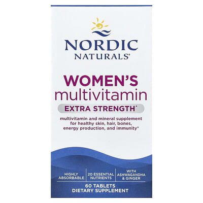 Женские мультивитамины Nordic Naturals, 60 таблеток