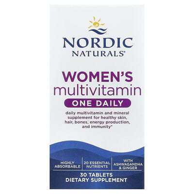 Женские мультивитамины Nordic Naturals, 30 таблеток