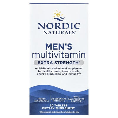 Мужские мультивитамины Nordic Naturals, 60 таблеток