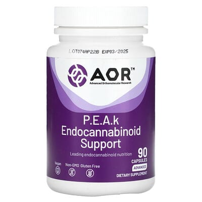 P.E.A.k Endocannabinoid Support, 400 mg, 90 капсул