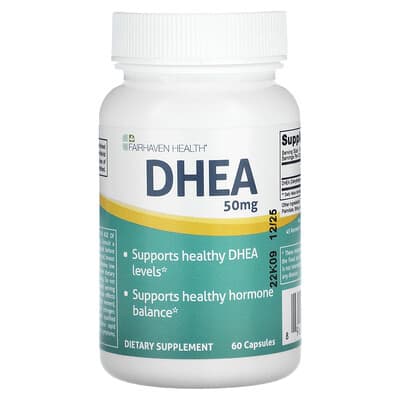 DHEA, 50 mg, 60 капсул