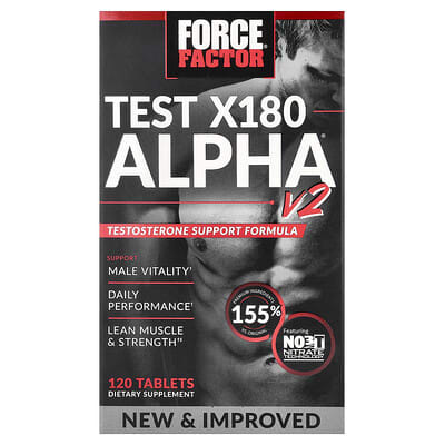 Test X180 Alpha® V2, 120 таблеток