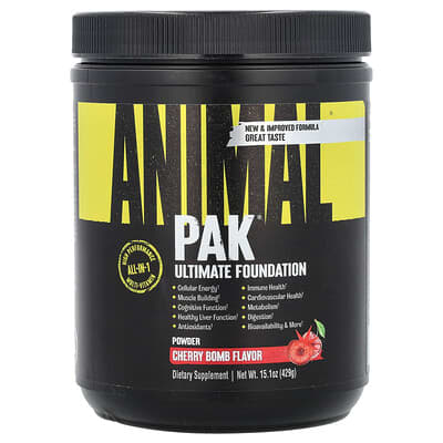 Pak®, Ultimate Foundation, Cherry Bomb, 15.1 oz (429 g)