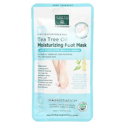 Увлажняющая маска для ног Pro-Organic, масло чайного дерева, 1 пара, 16 ml