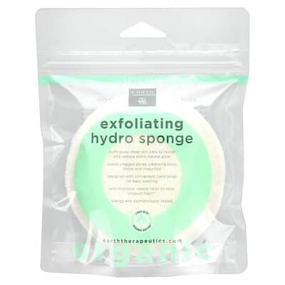 Exfoliating Hydro Sponge, Round, 1 Sponge