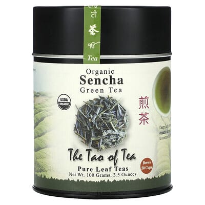 Органический зеленый чай, Sencha, 3.5 oz (100 g)