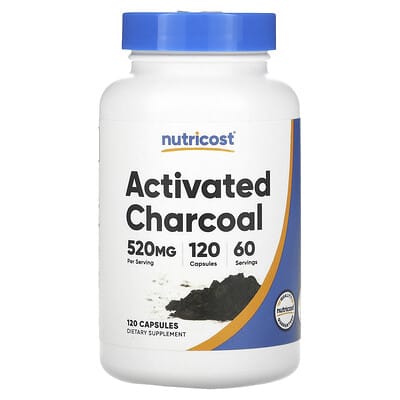 Activated Charcoal, 120 капсул (260 mg per Capsule)